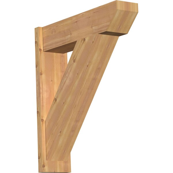 Ekena Millwork Traditional Slat Smooth Outlooker, Western Red Cedar, 7 1/2"W x 28"D x 32"H OUT08X28X32TRA06SWR - main